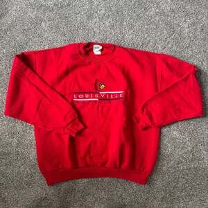 Vintage Briar Creek Louisville Cardinals Embroidered Sweatshirt Size L
